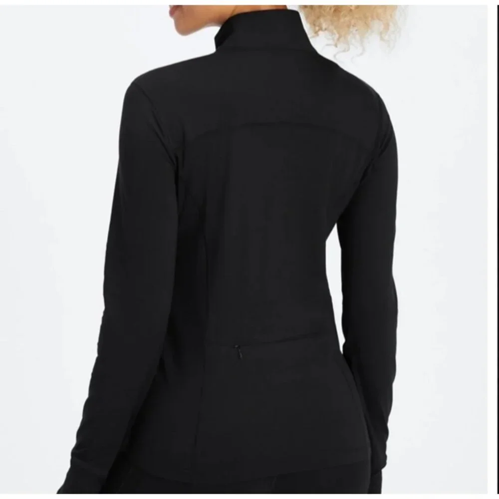 Fabletics Womens Half-Zip Phoenix Black Mid-Layer Top XXL Moisture-Wicking NEW - Picture 11 of 16